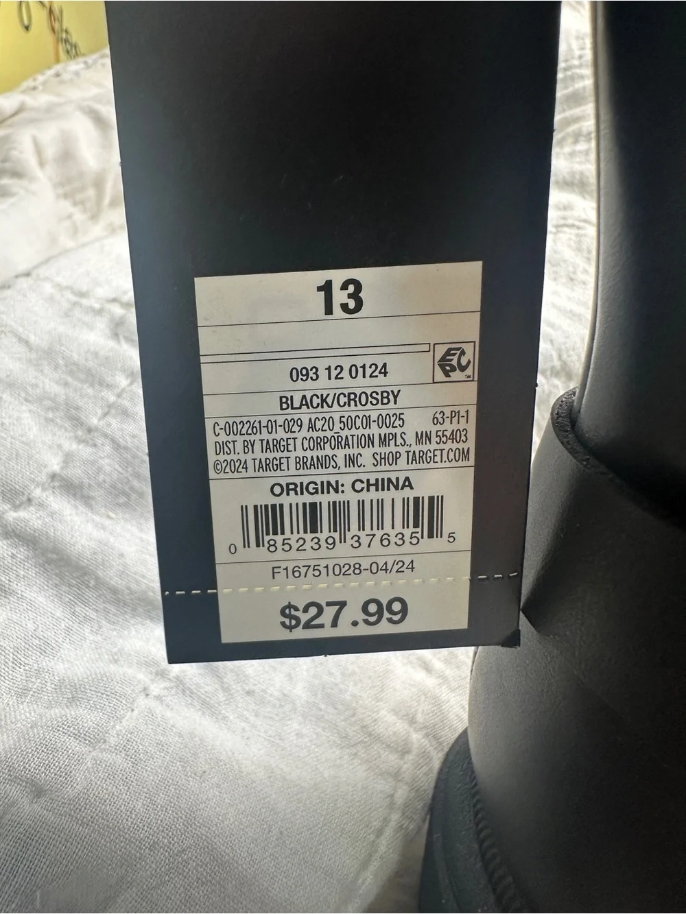 Target Black Girls Crosby Boots with Buckle Strap